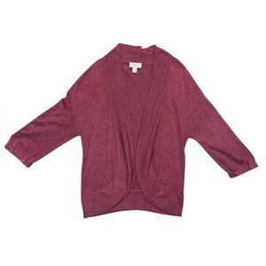 ann taylor loft open drape cardigan sweater